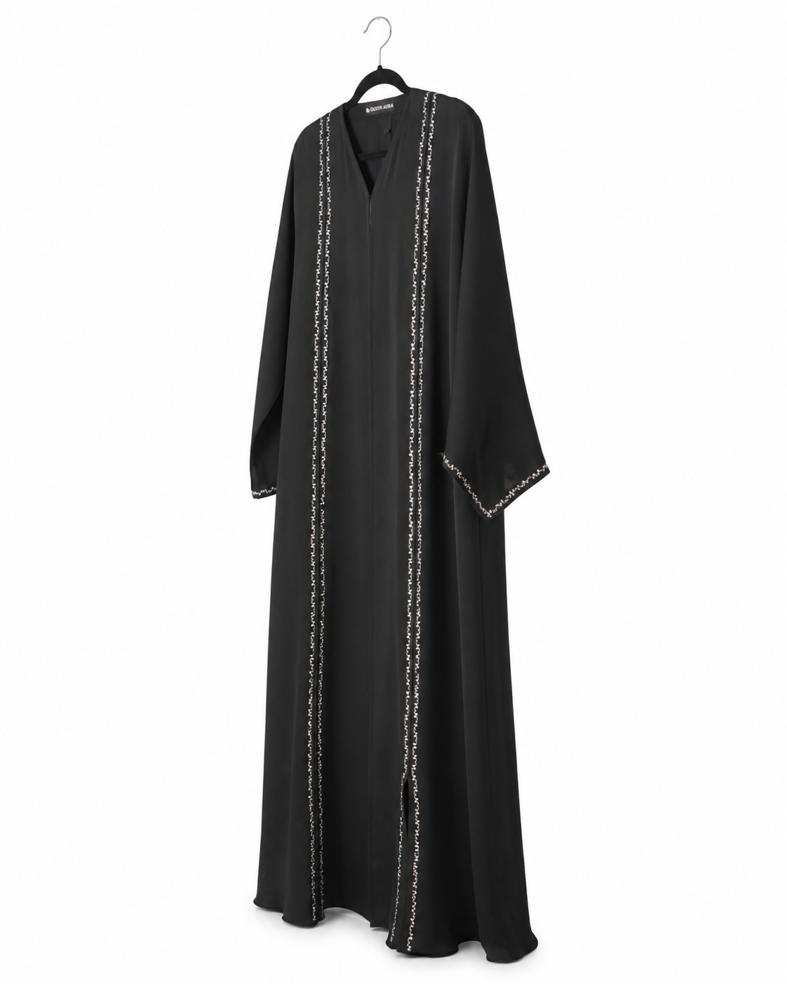 Silver Whisper Abaya 10058