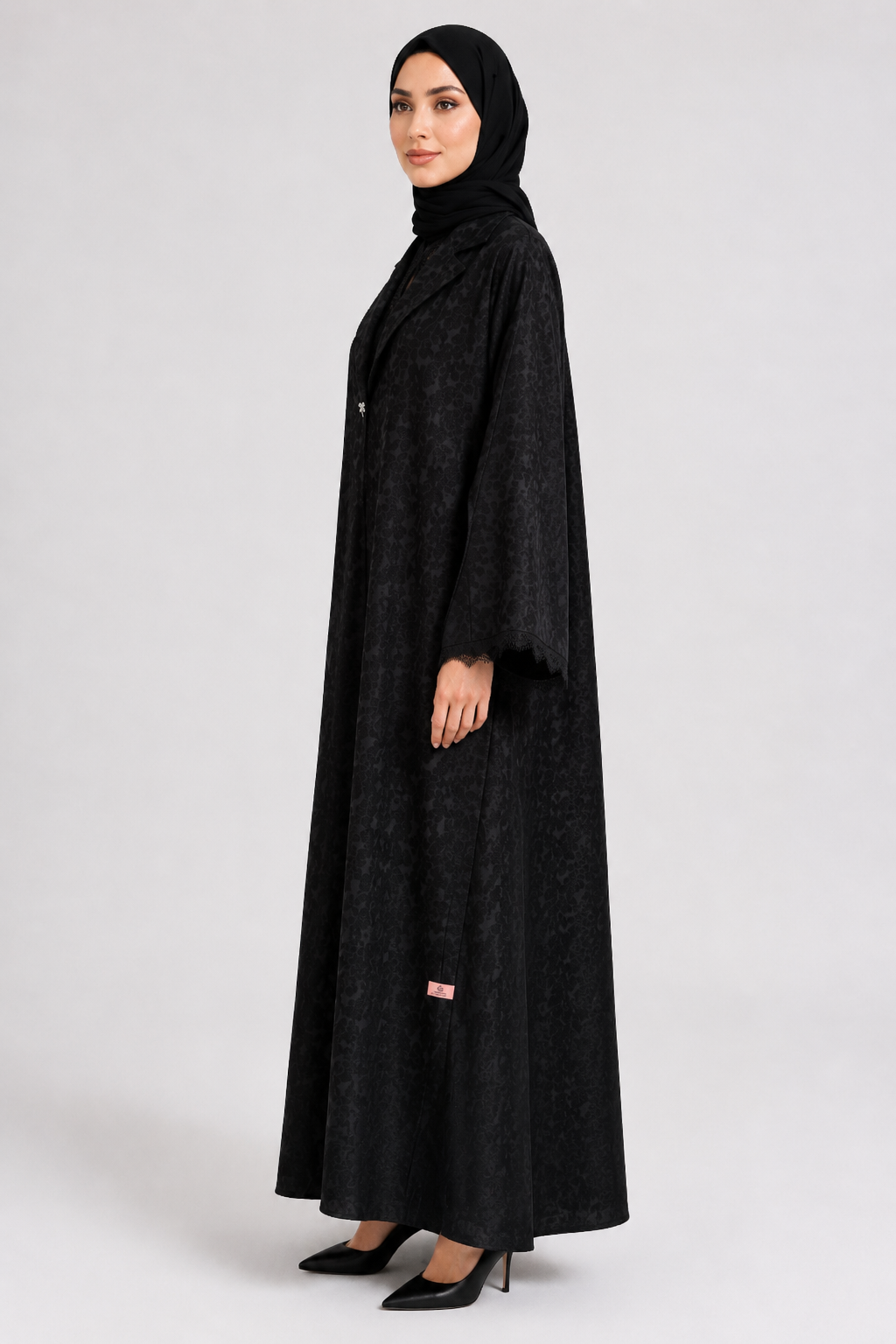 Noir Grace Abaya 10060