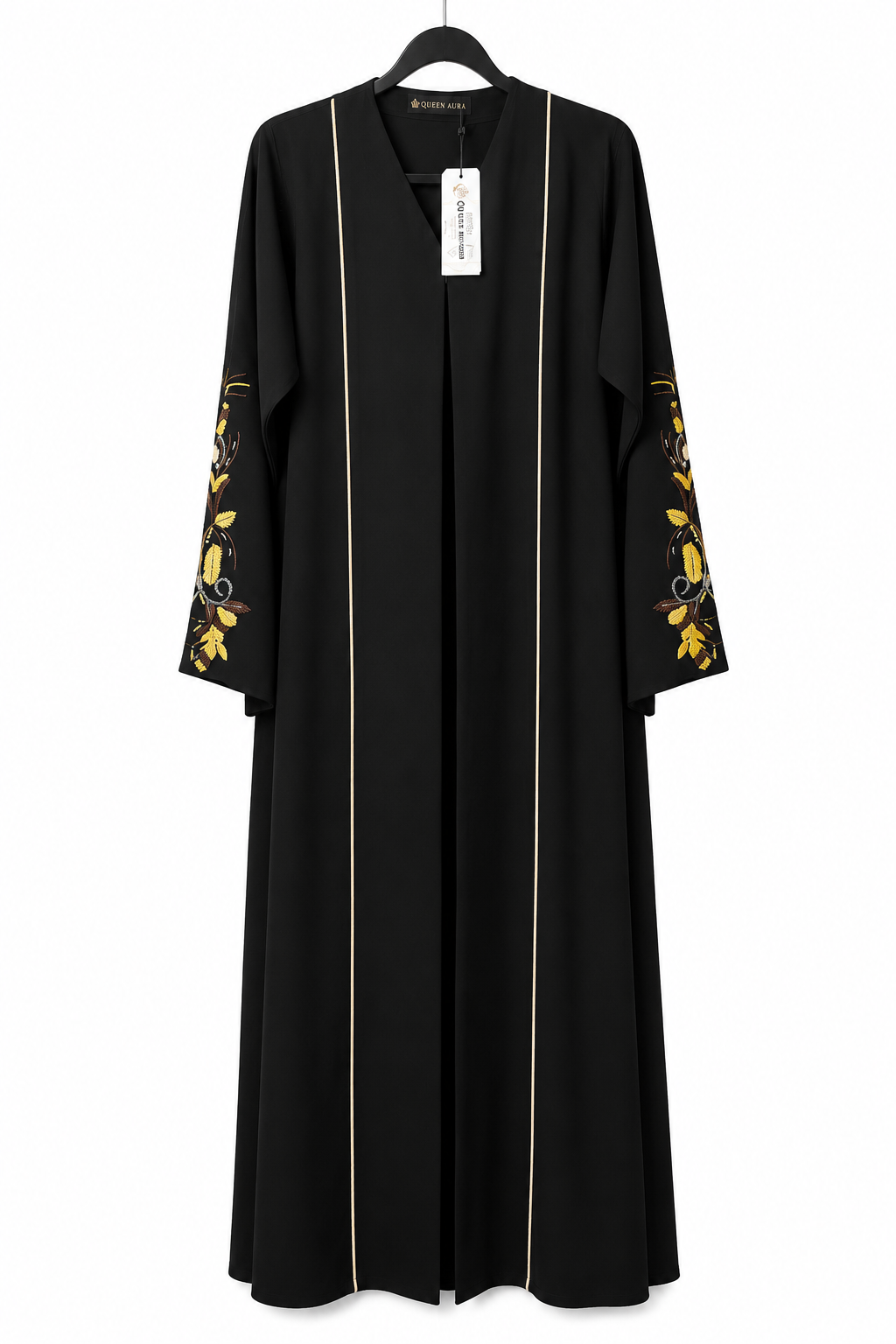 Golden Ember Embroidered Abaya 10062