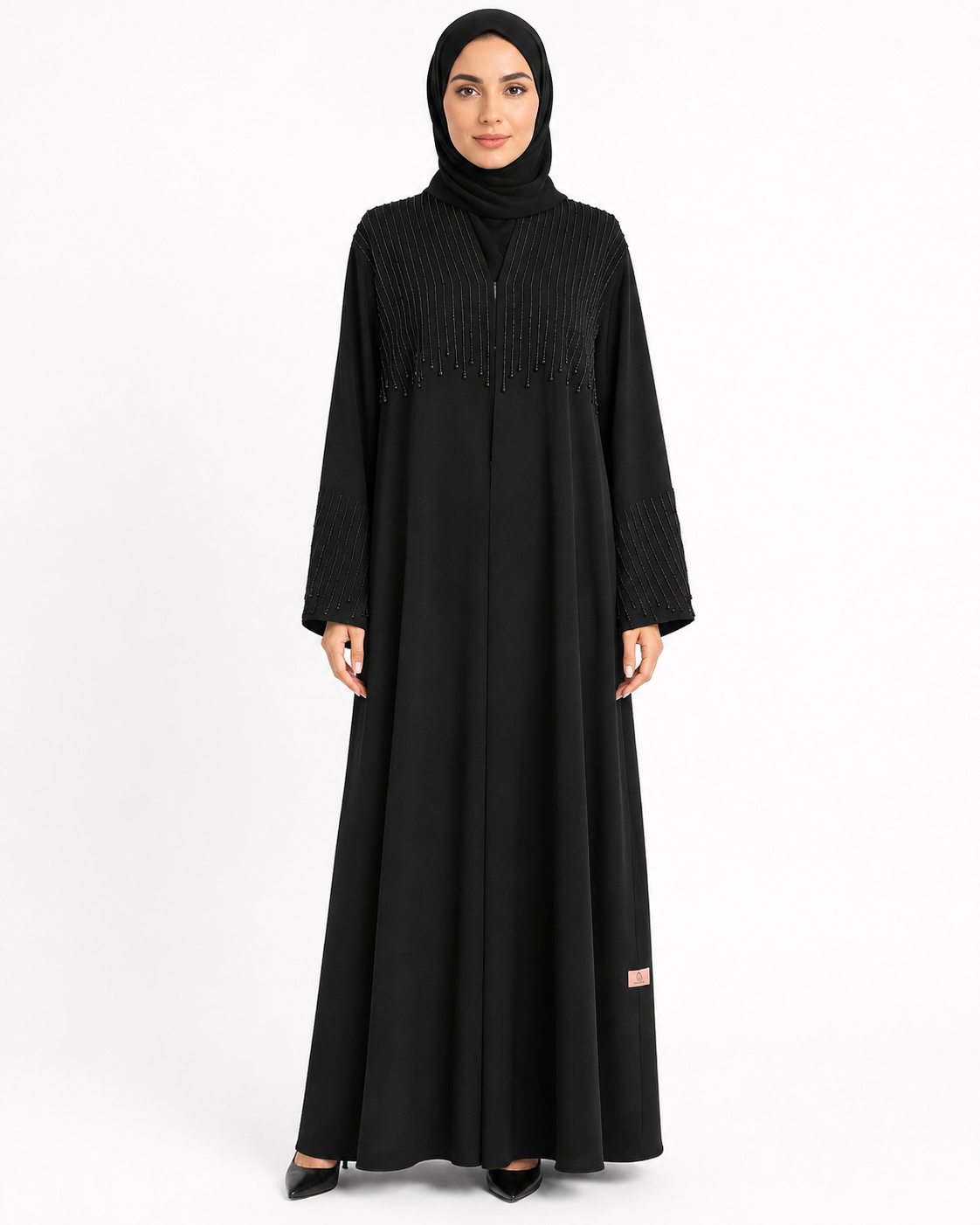 Midnight Cascade Abaya 10030