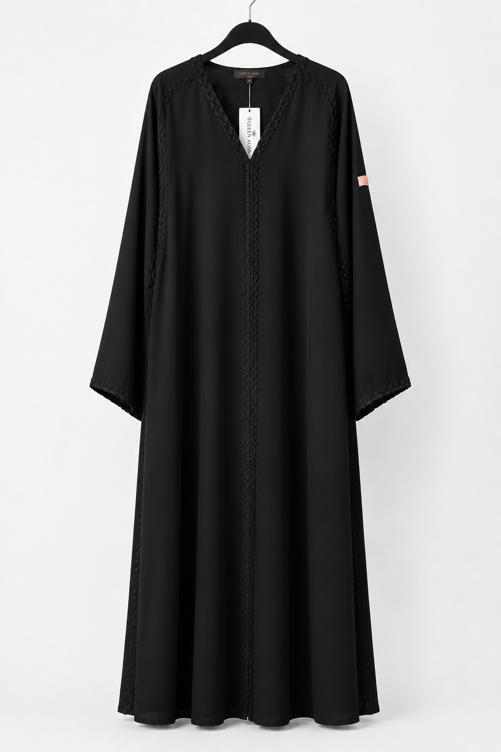 Noir Loop Elegance Abaya 10082