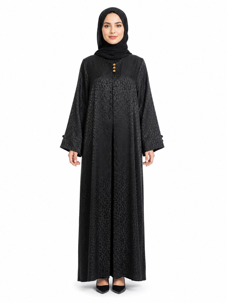 Midnight Onyx Abaya 10035