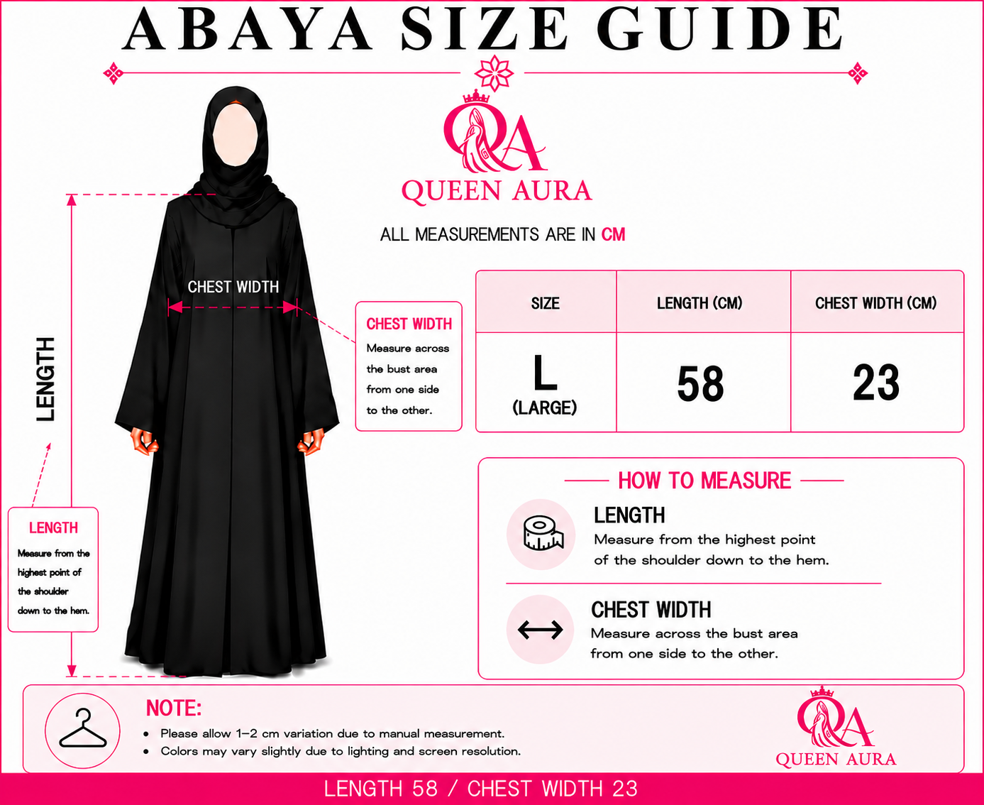 Noir Botanical Abaya 10021
