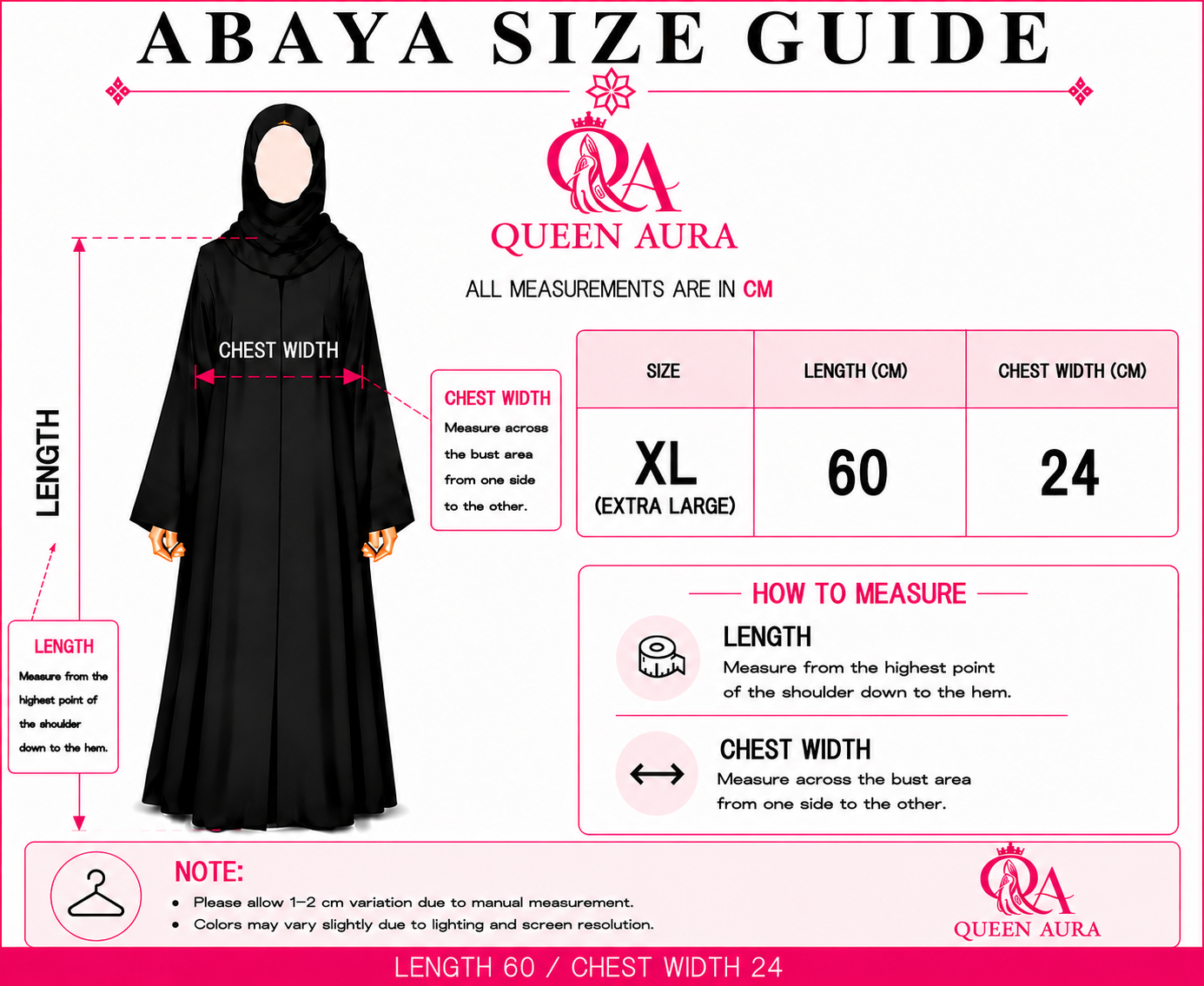 Noir Golden Fern Abaya 10025