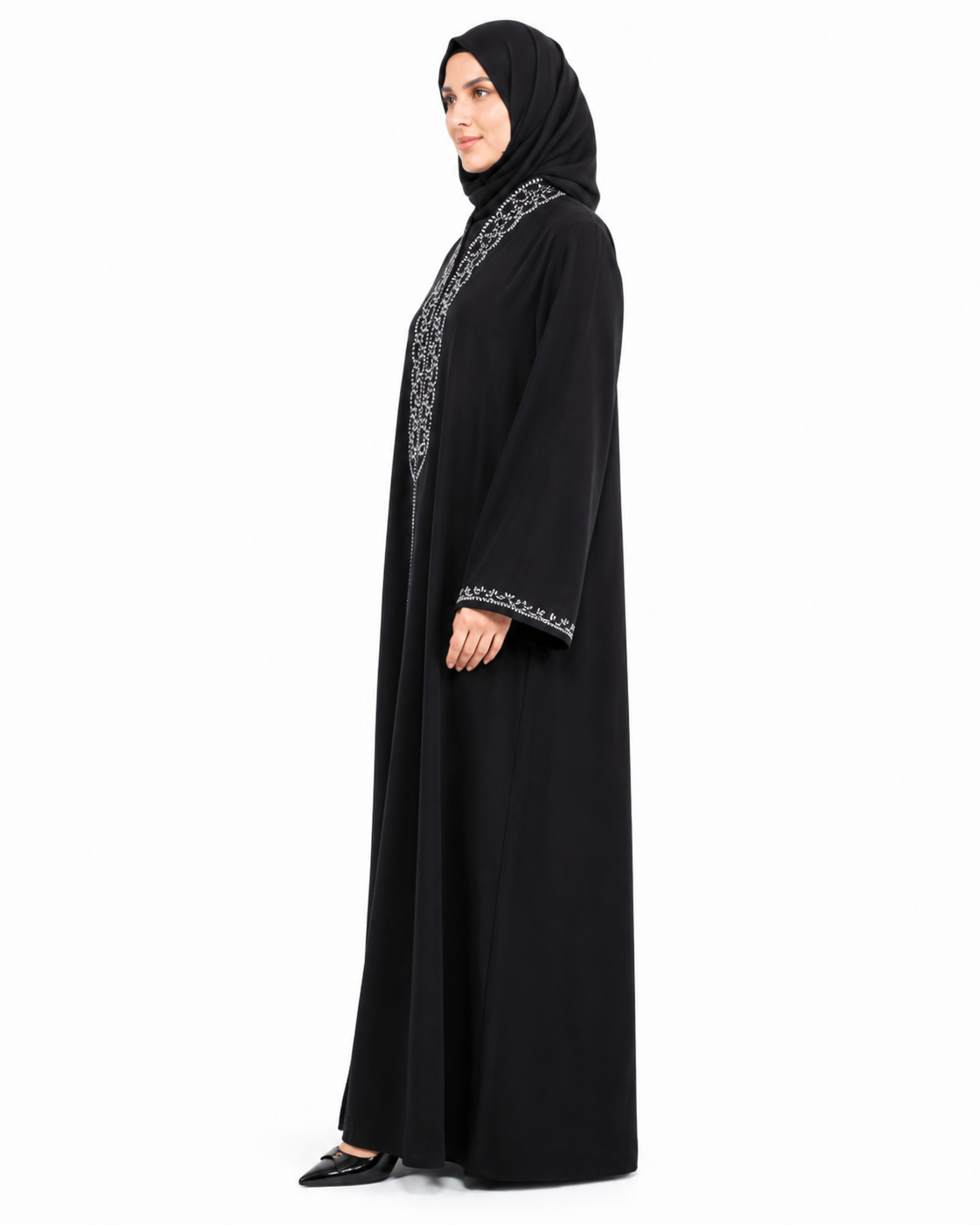 Ivory Crest Abaya 10040