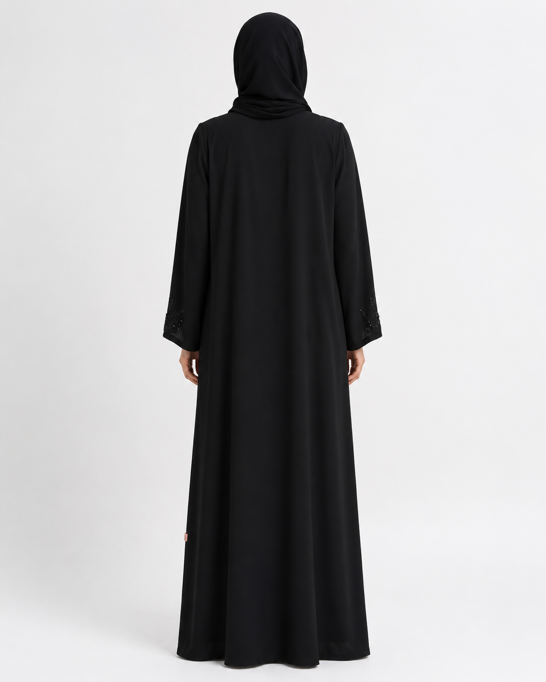 Noir Vine Embellished Abaya 10072