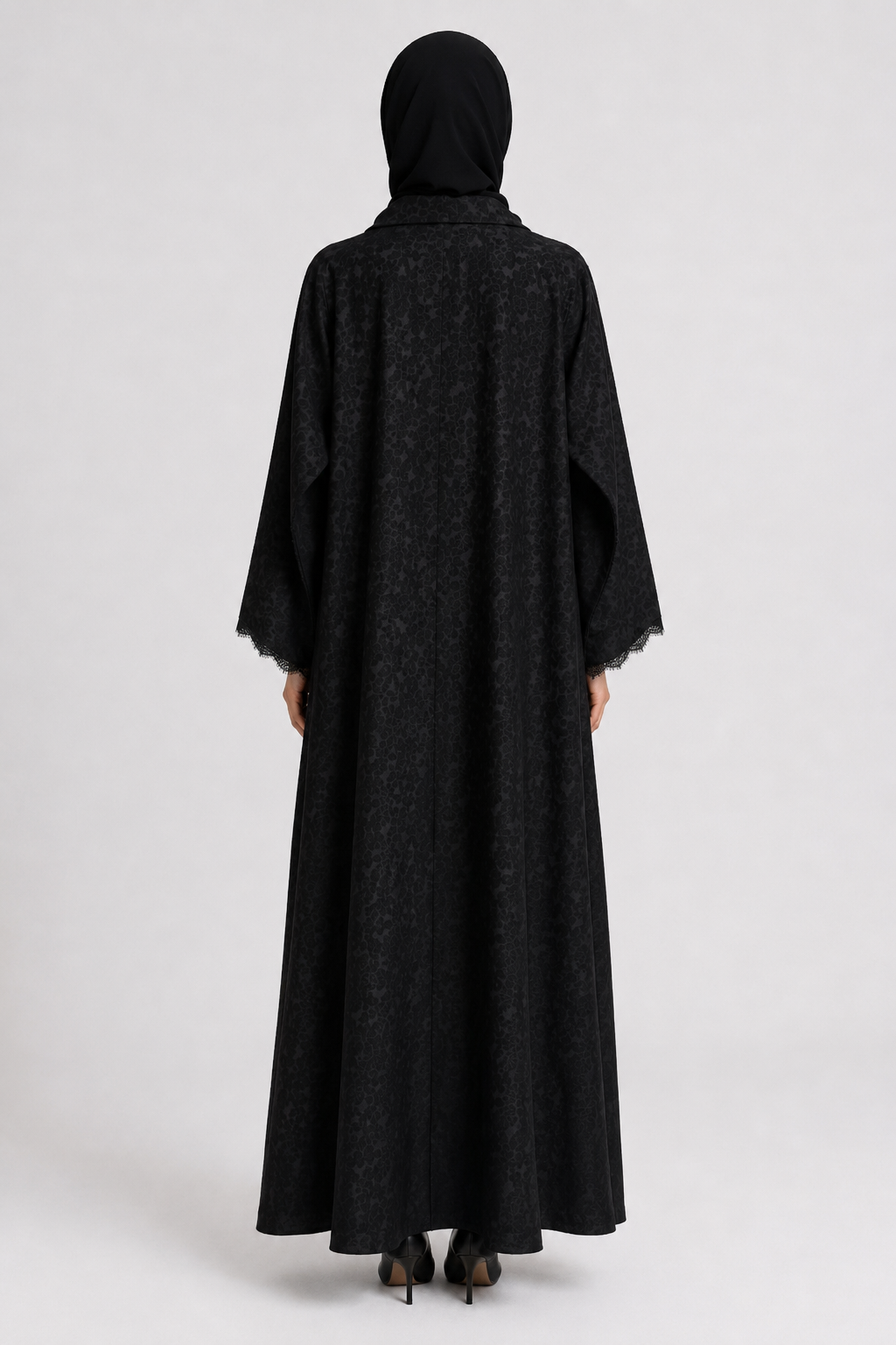 Noir Grace Abaya 10060