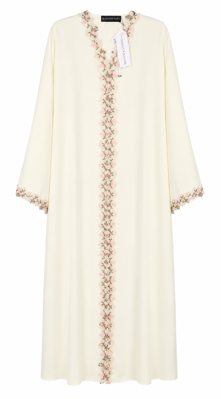 Ivory Rose Garden Abaya 1005