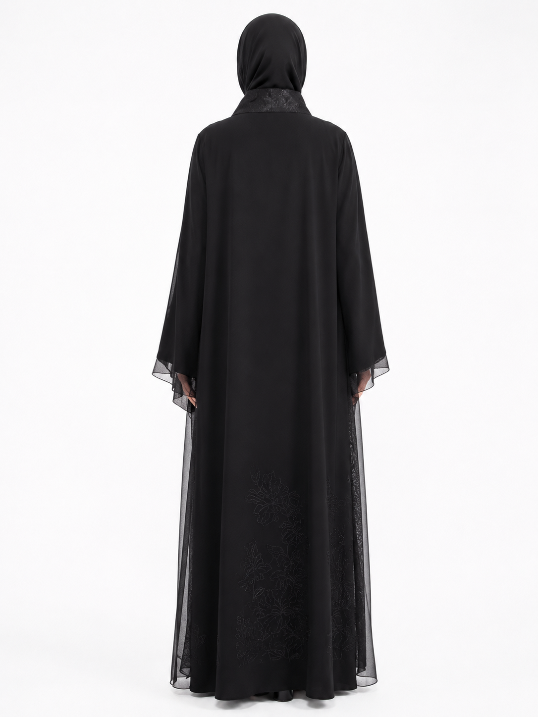 Celestial Noir Abaya 10023