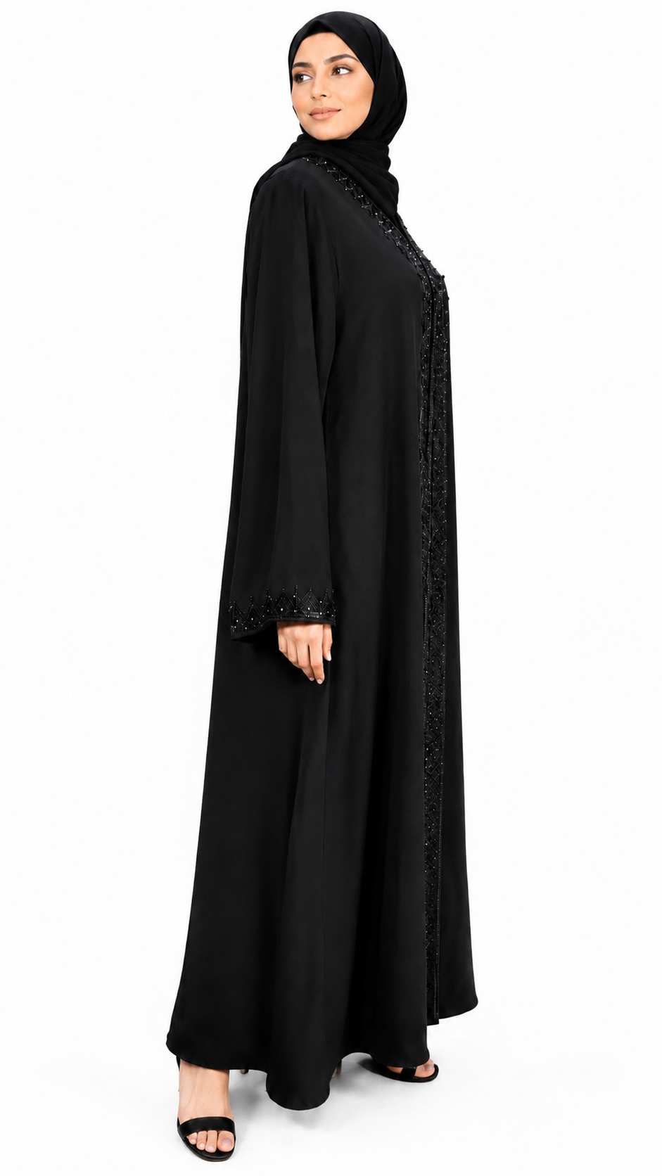 Noir Majesty Abaya 10015
